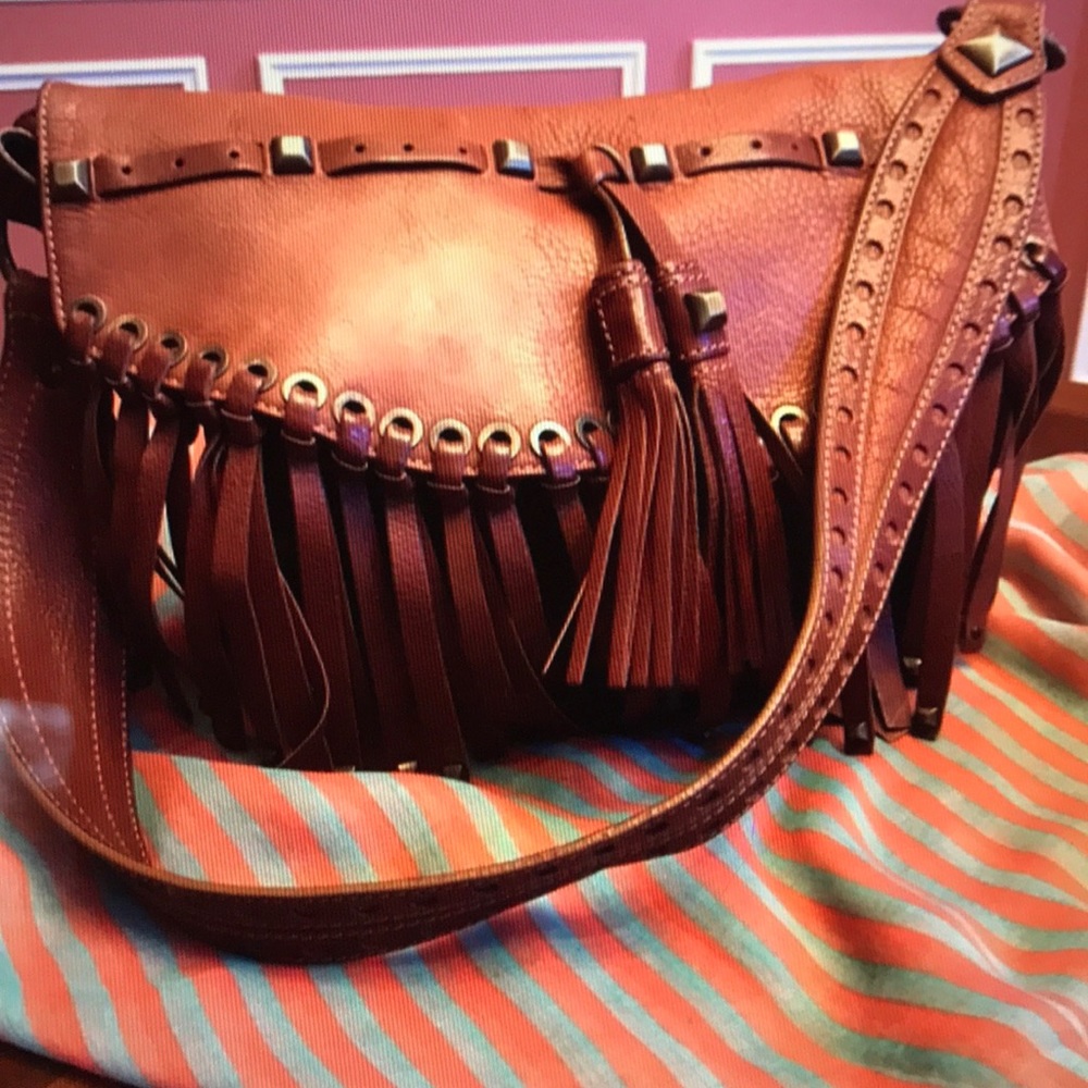 Michael Kors Fringe Collegiate Runway Purse